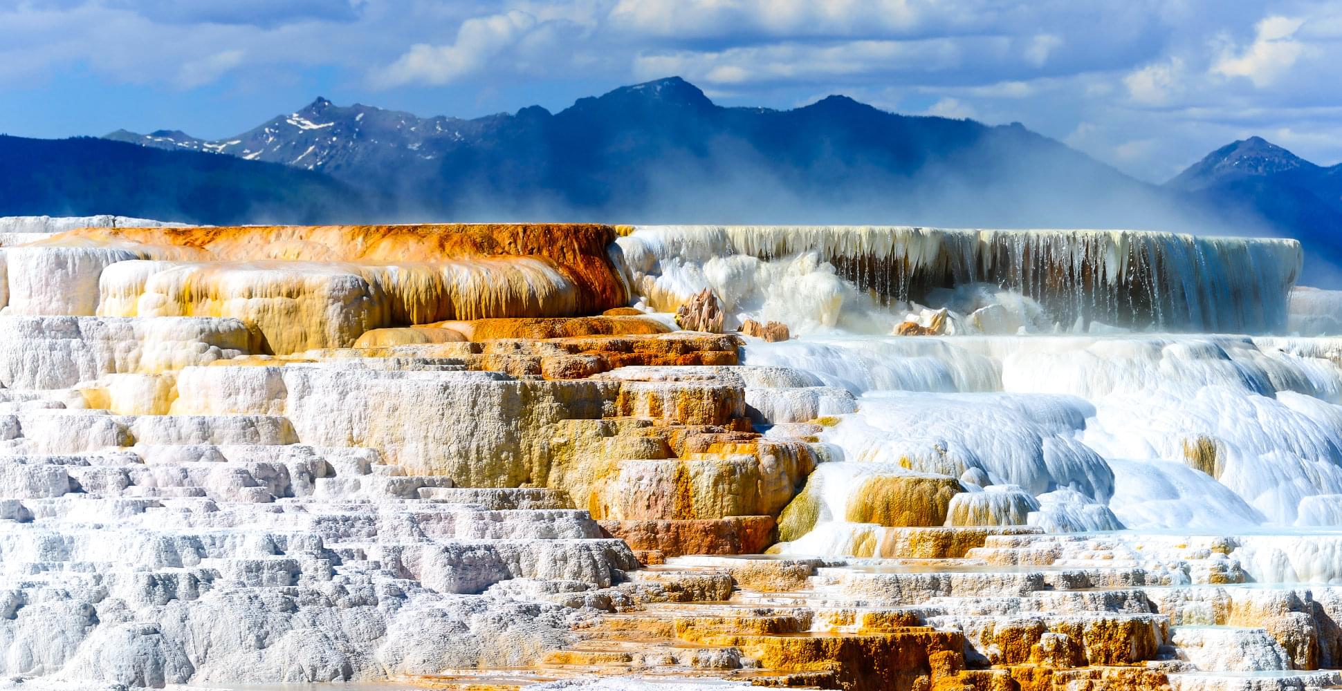 The Terraces at Mammoth Hot Springs