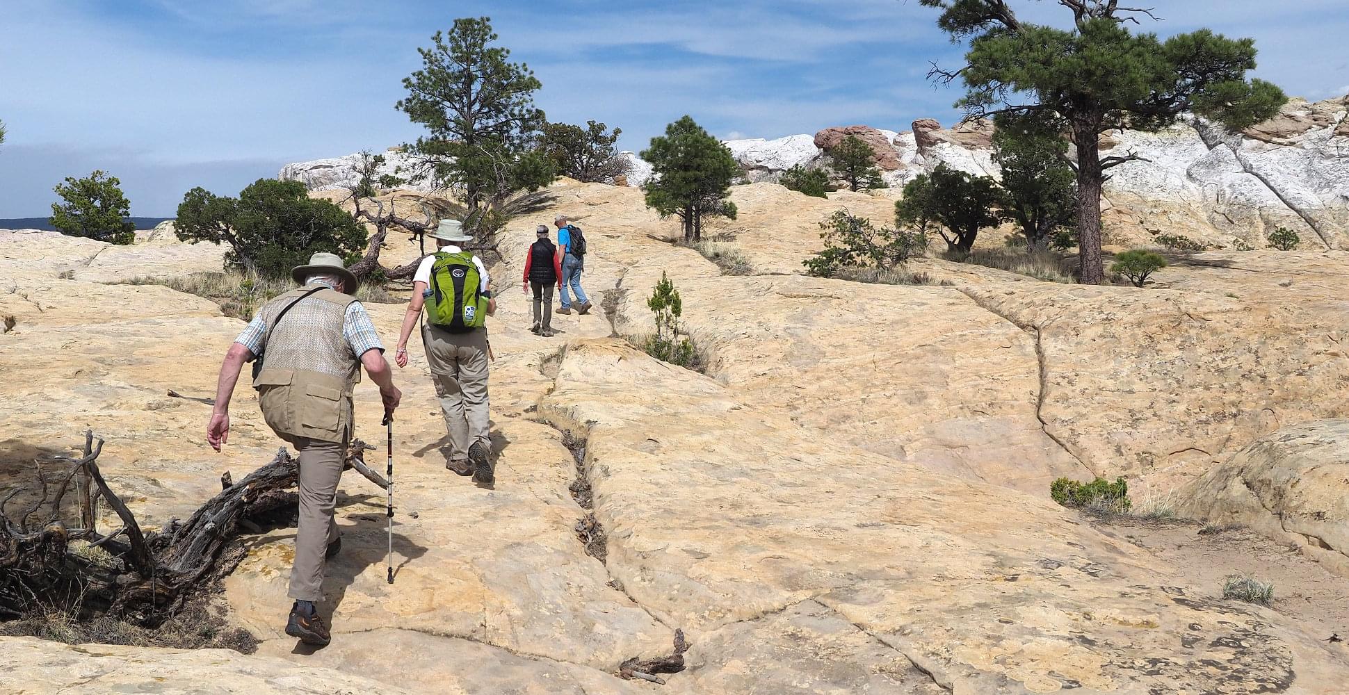 Hiking at El Morro National Monument