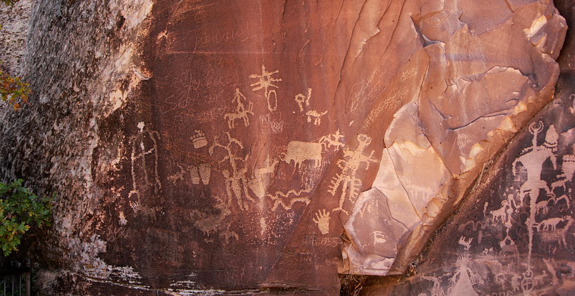 Petroglyphs in Mesa Verde National Park