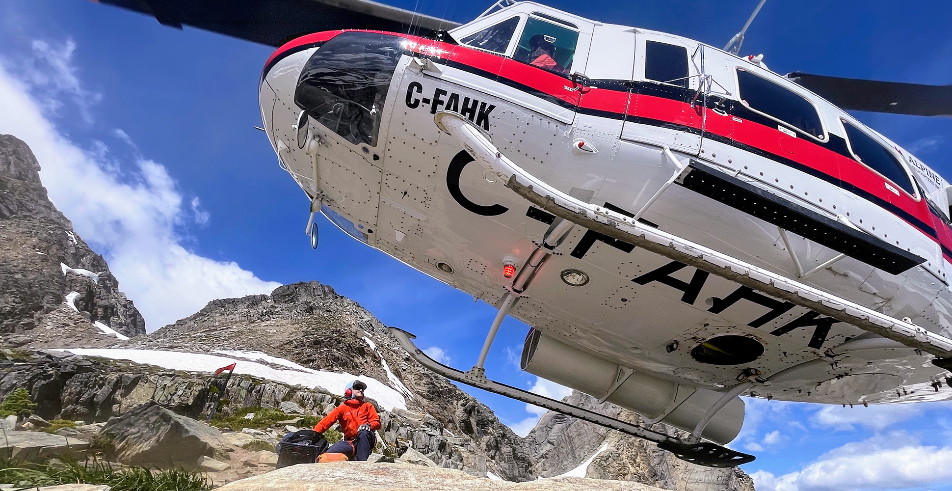 A Helicopter Takes Flight